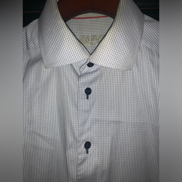 Eton dress shirt size 15.5 slim - Picture 4 of 11